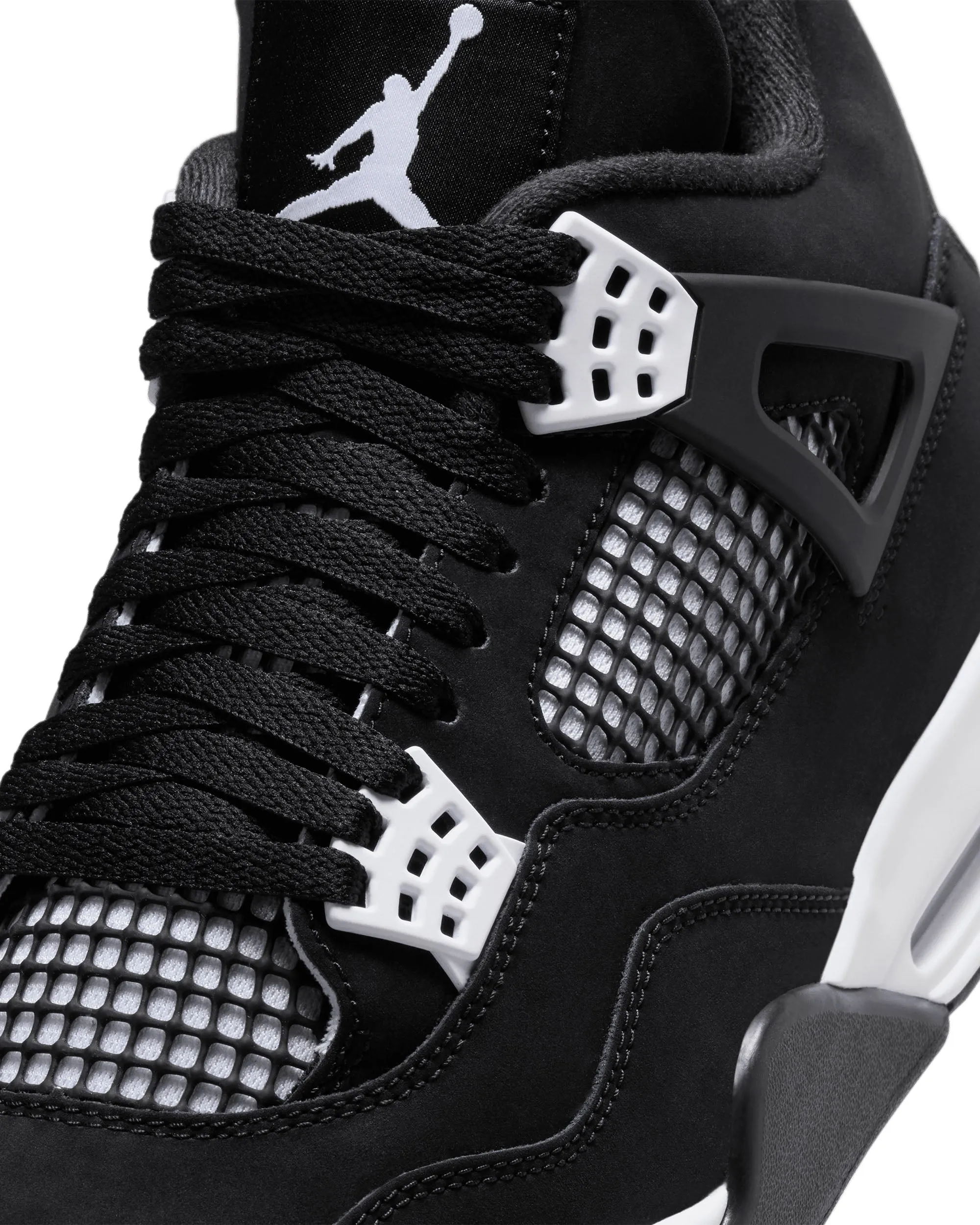 Air Jordan 4 Retro - Black / White-Black