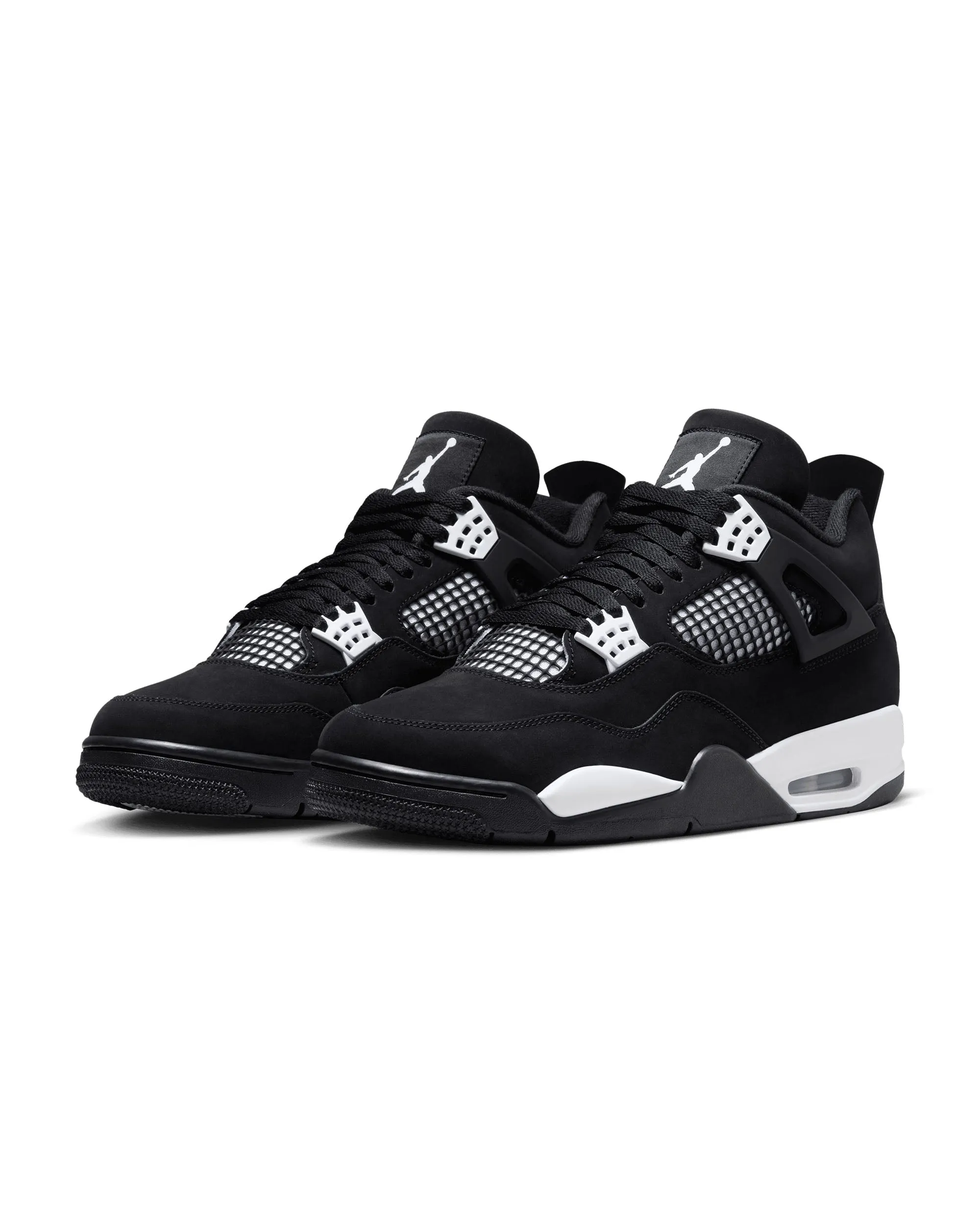Air Jordan 4 Retro - Black / White-Black