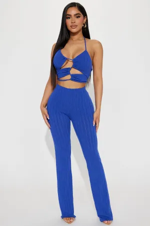 Always Reliable Pant Set  - Royal