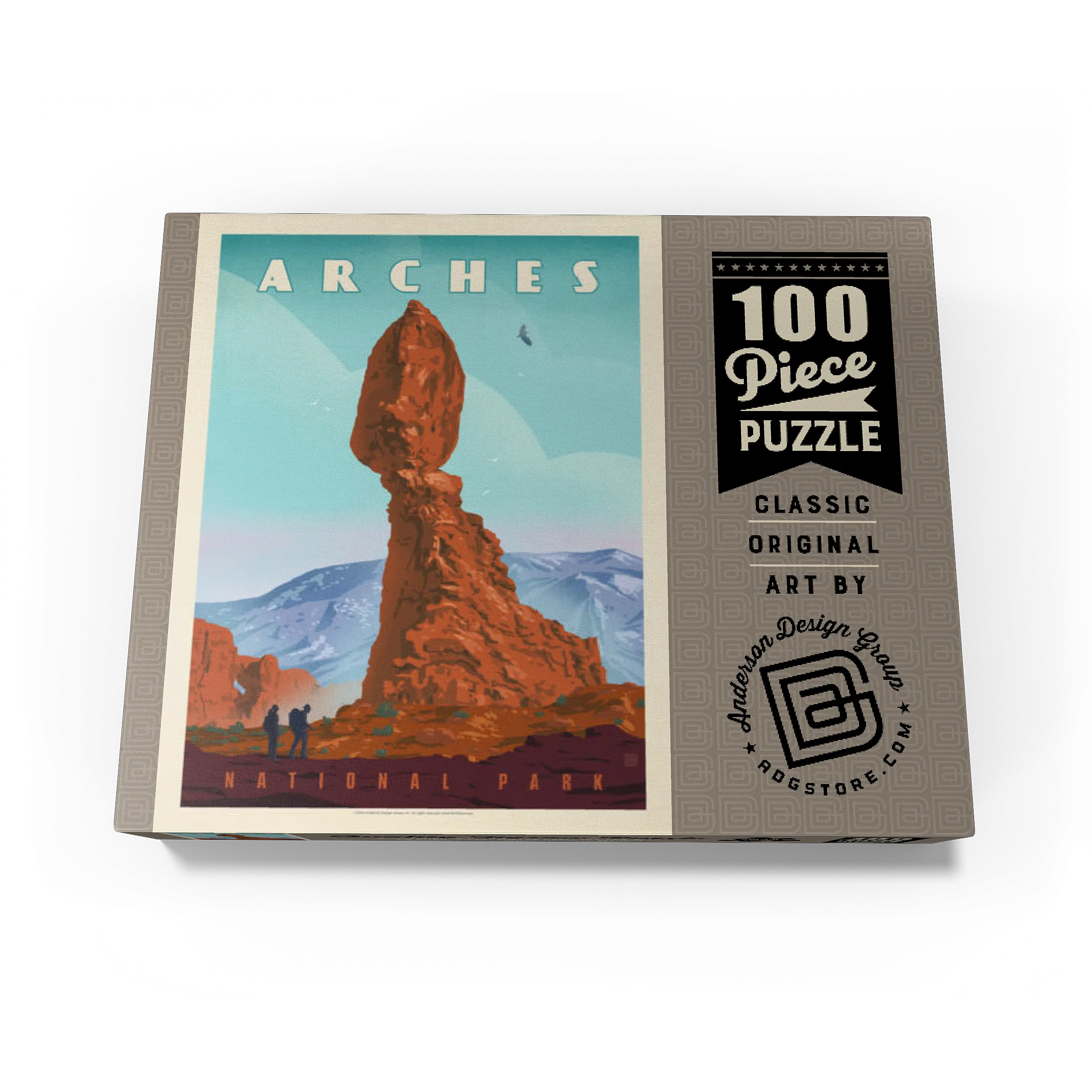 Arches National Park: Balanced Rock, Vintage Poster