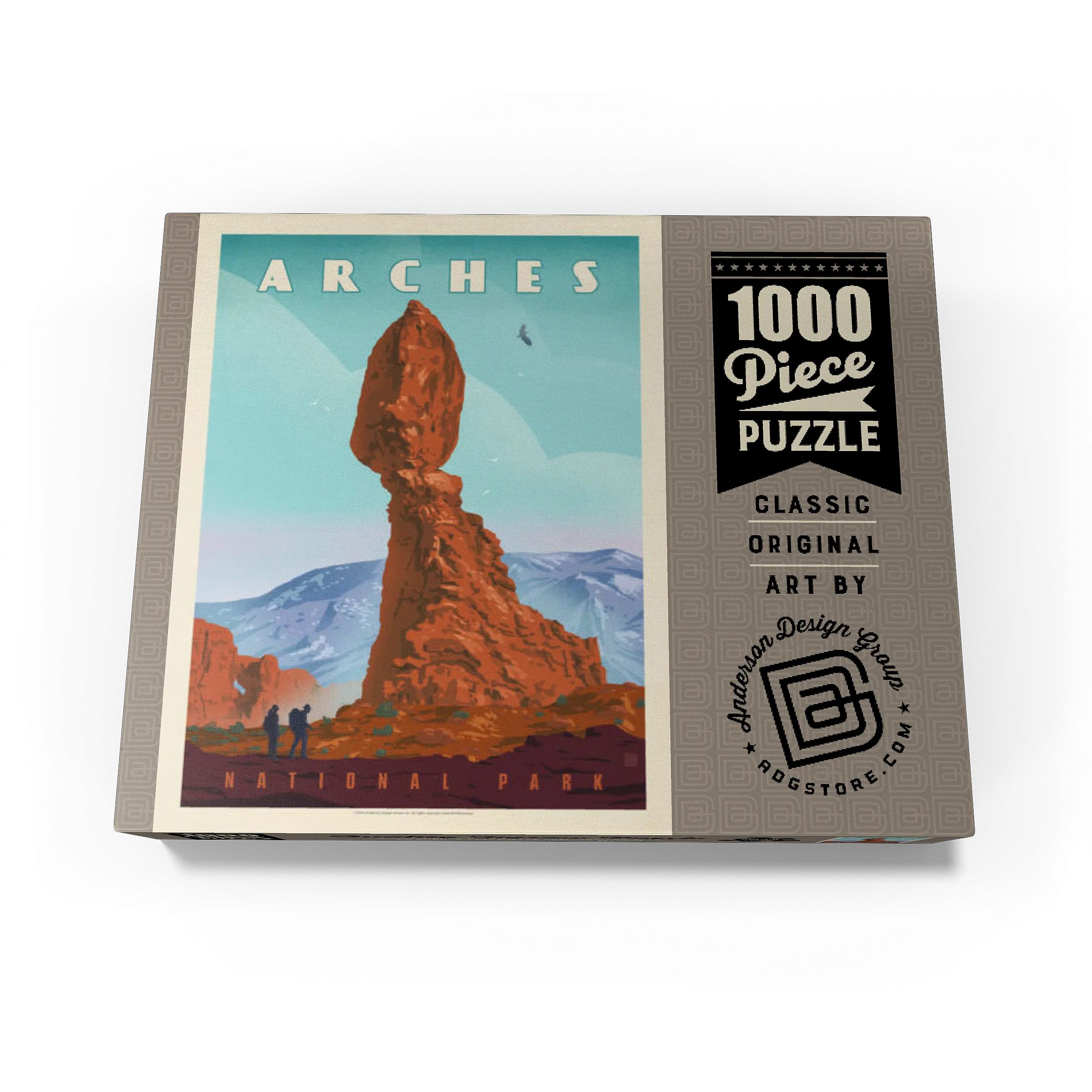 Arches National Park: Balanced Rock, Vintage Poster