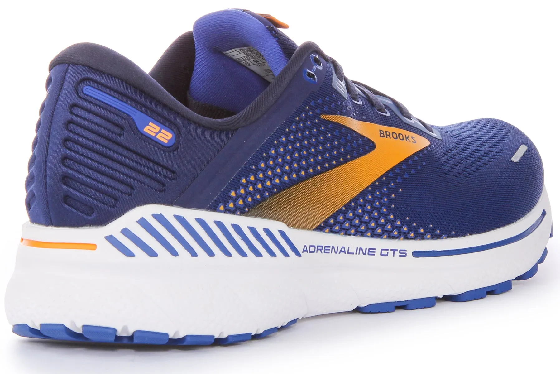 Brooks Adrenaline GTS In Navy Orange | Normal Fit