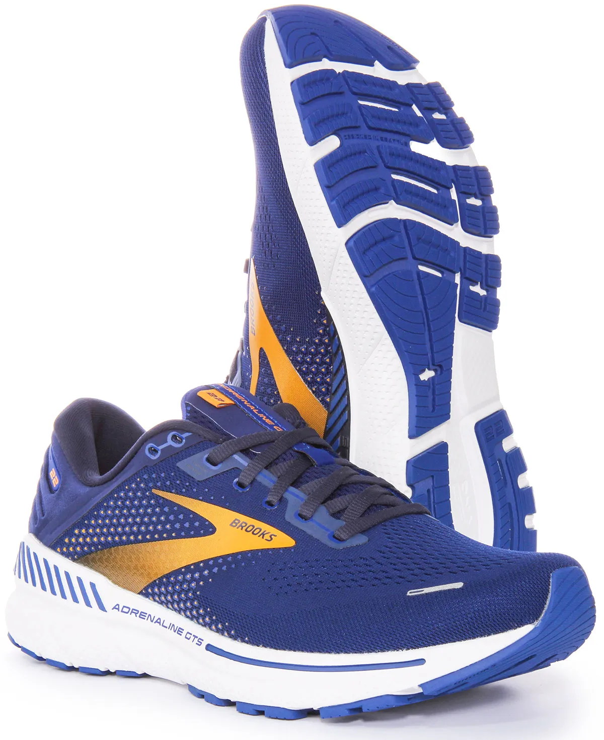 Brooks Adrenaline GTS In Navy Orange | Normal Fit
