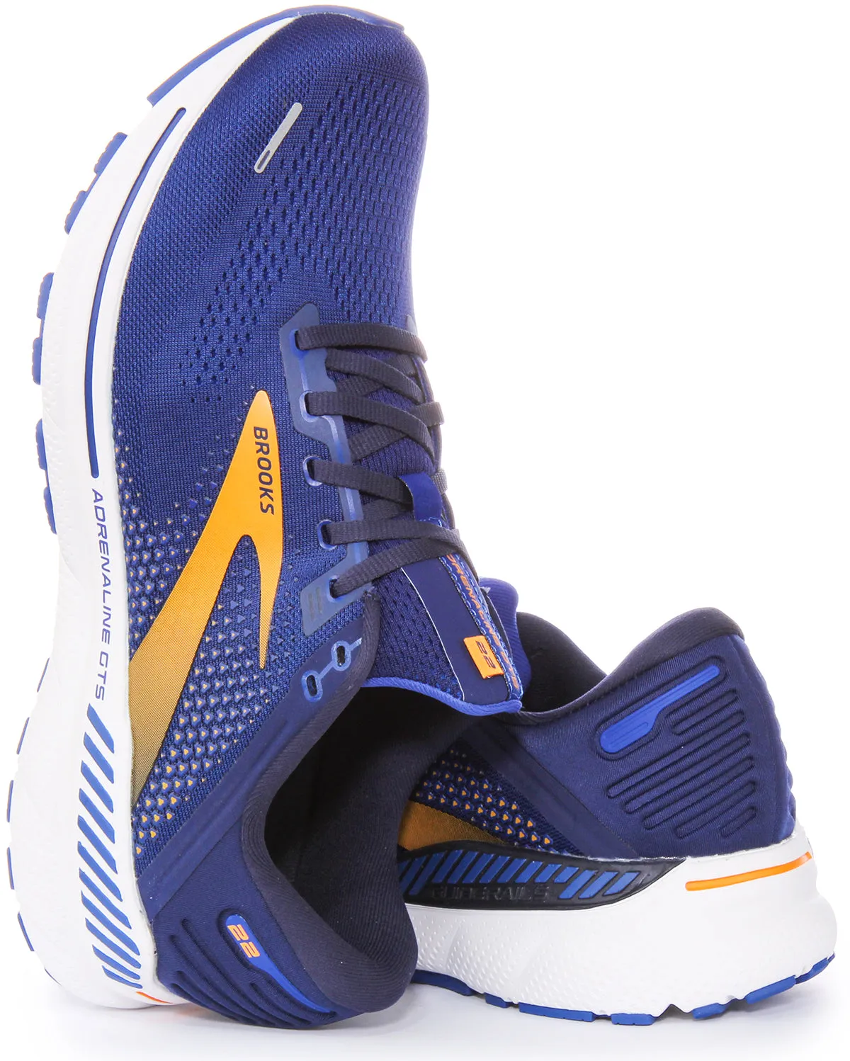 Brooks Adrenaline GTS In Navy Orange | Normal Fit