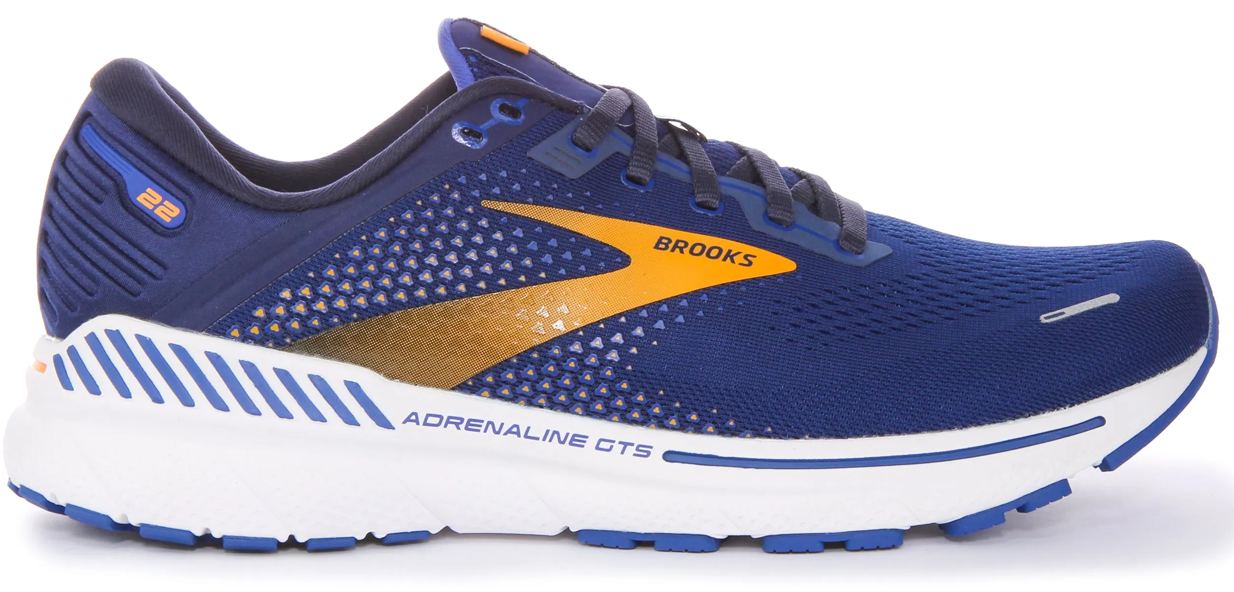 Brooks Adrenaline GTS In Navy Orange | Normal Fit