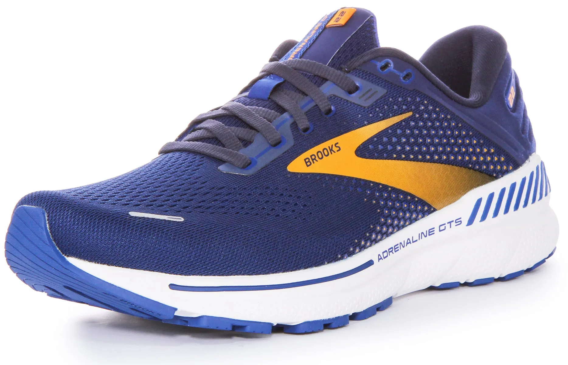 Brooks Adrenaline GTS In Navy Orange | Normal Fit