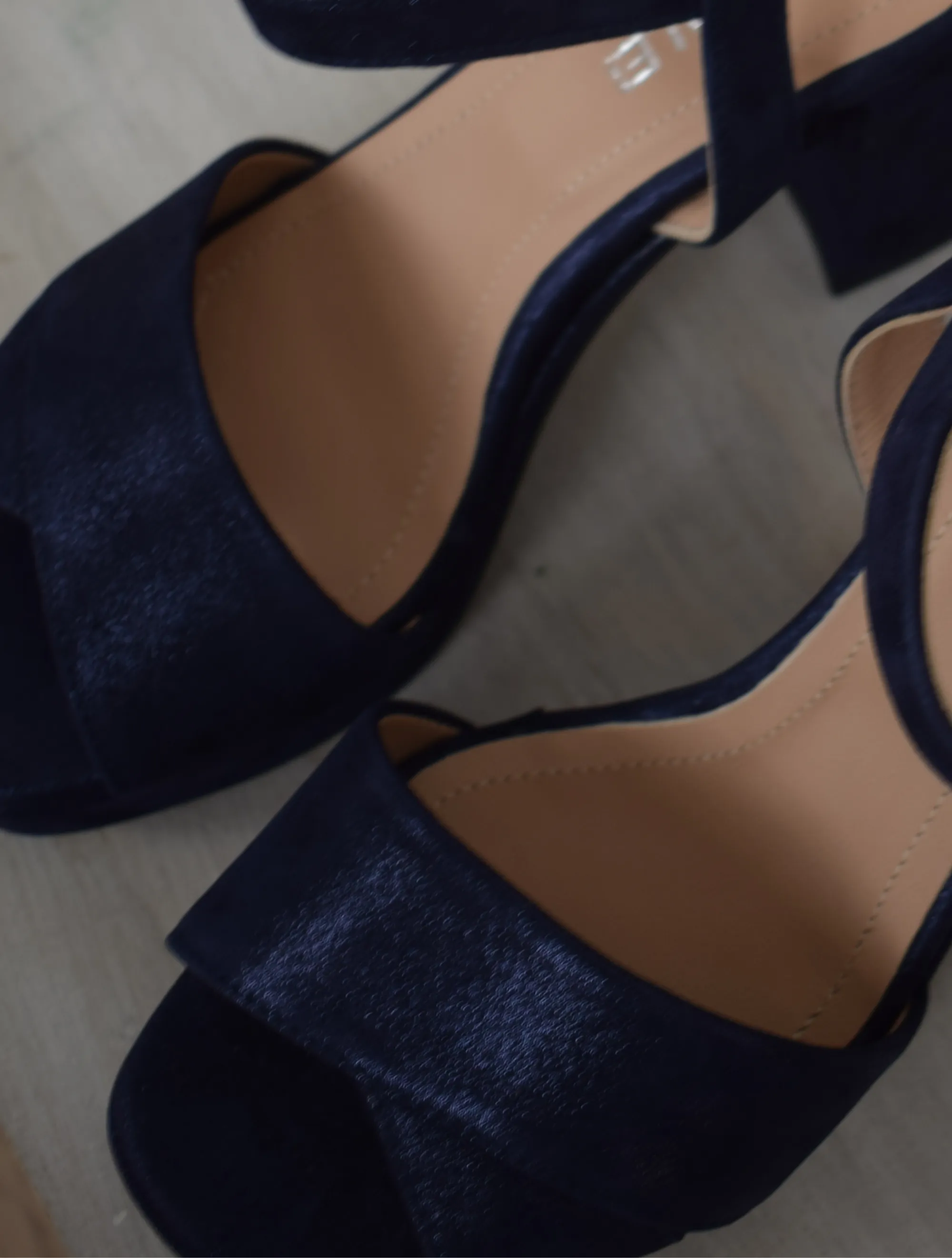 Dubai Sandal Navy Sparkle