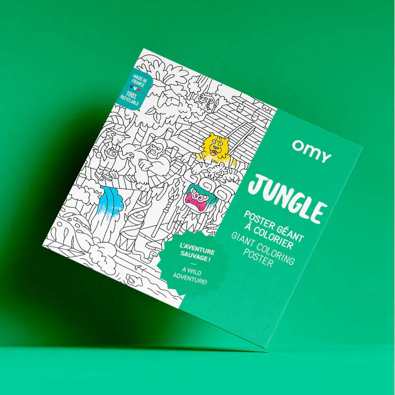 Giant Colouring Poster (Jungle)