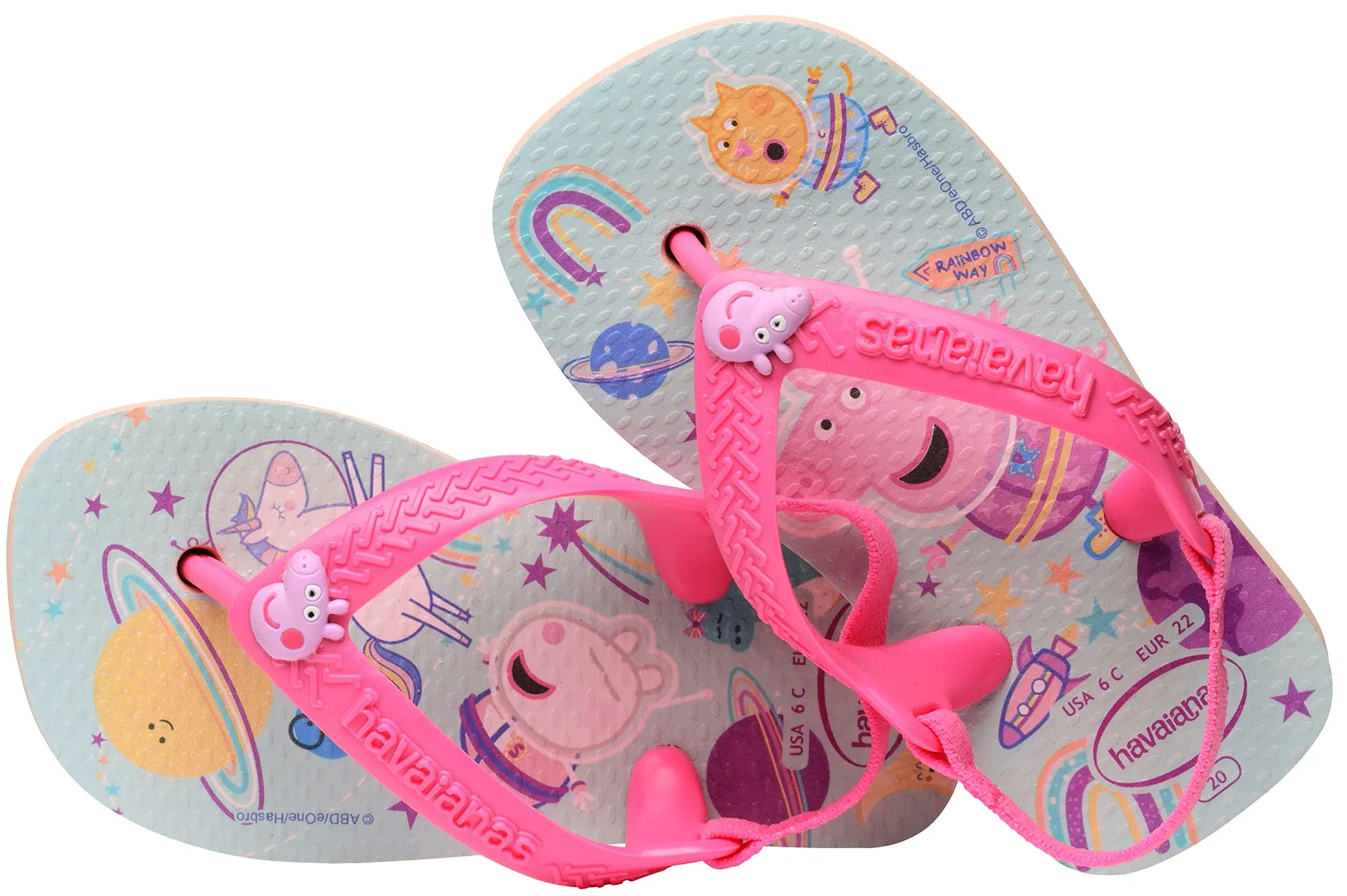 Havaianas Baby Peppa Pig In Pinkmulti For Toddler