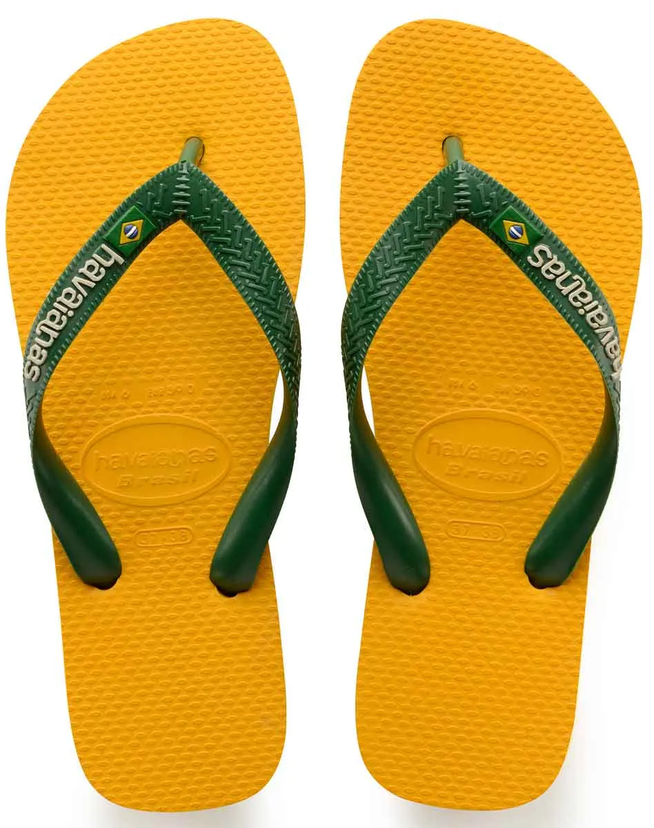 Havaianas Brasil Logo In Yellow