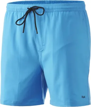 HUK Women's Volley 5.5" Elastic Waist Quick-Dry Swim Shorts