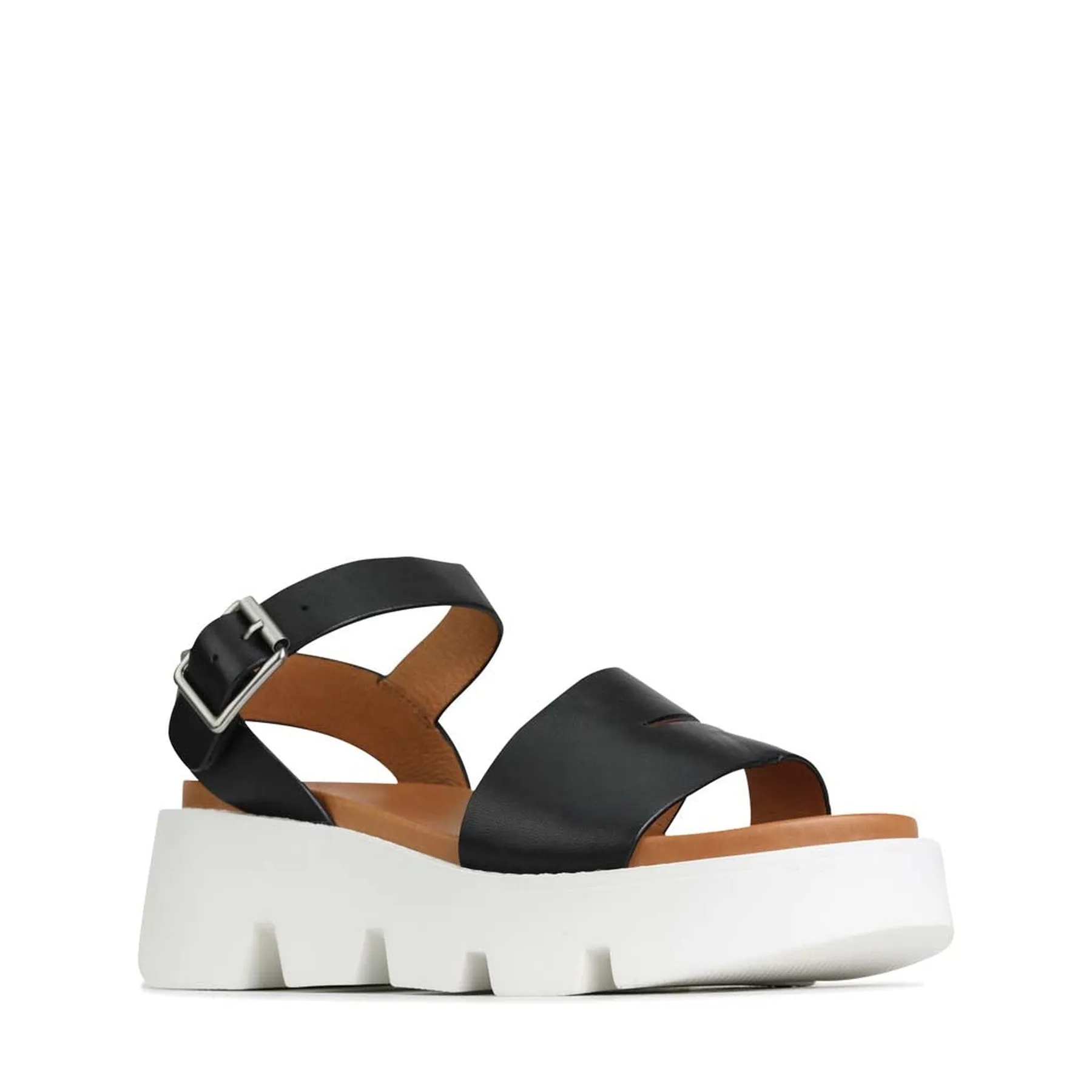 KAILA LEATHER WEDGE SANDALS