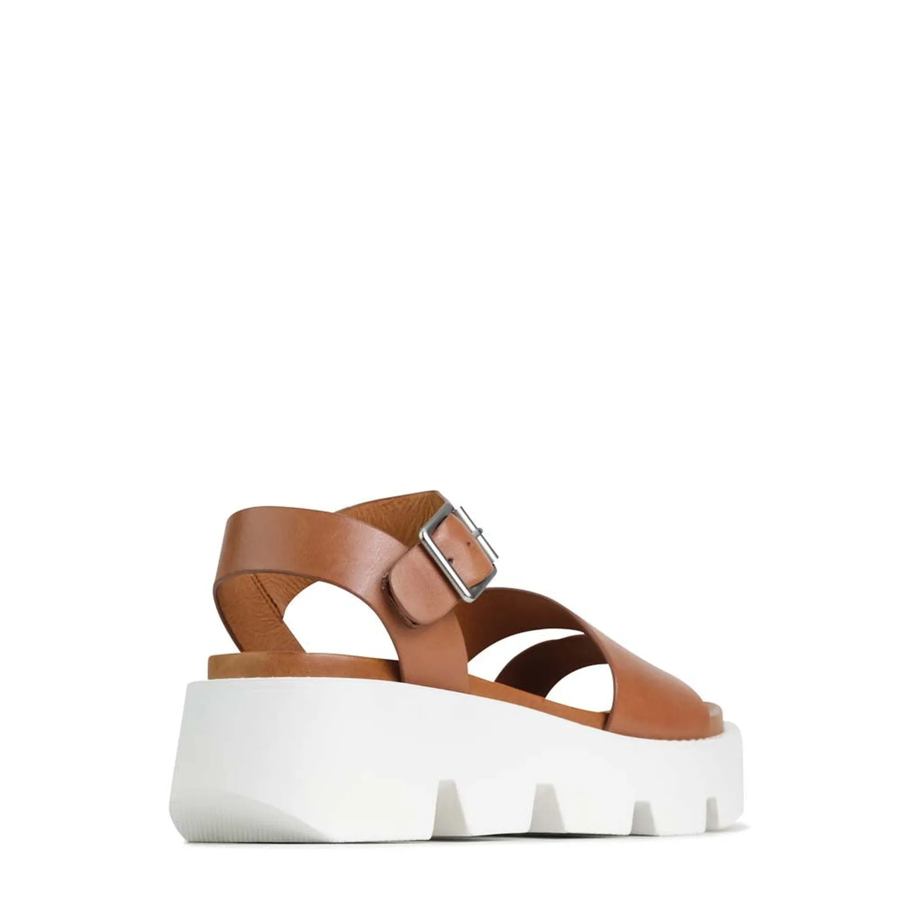 KAILA LEATHER WEDGE SANDALS
