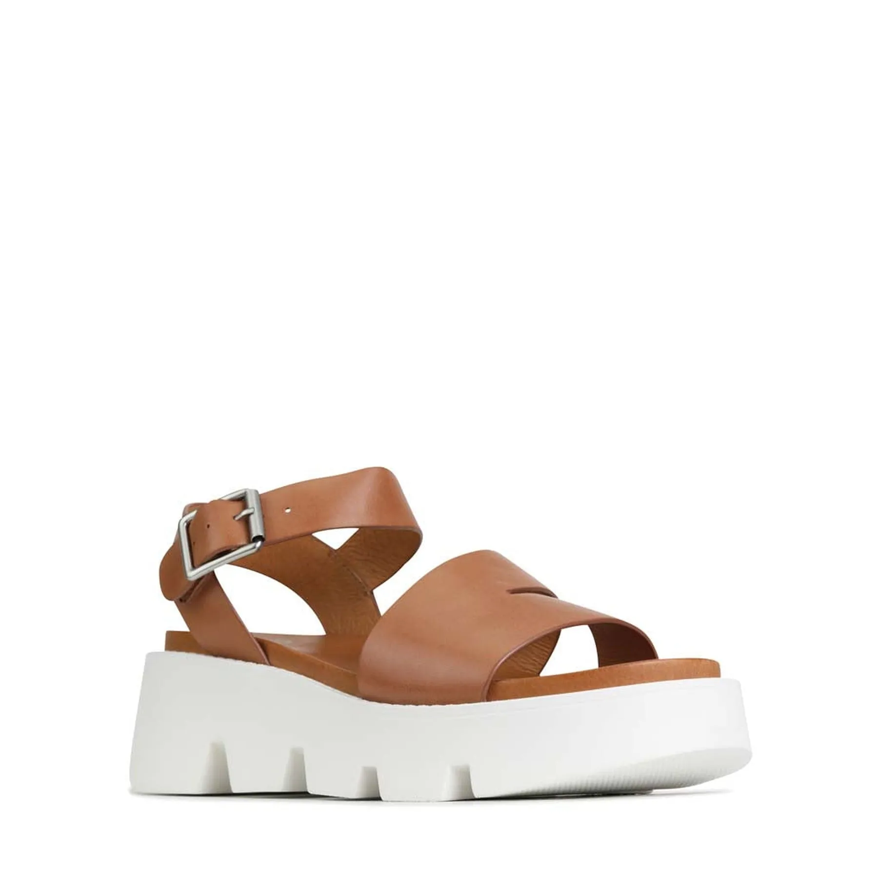 KAILA LEATHER WEDGE SANDALS