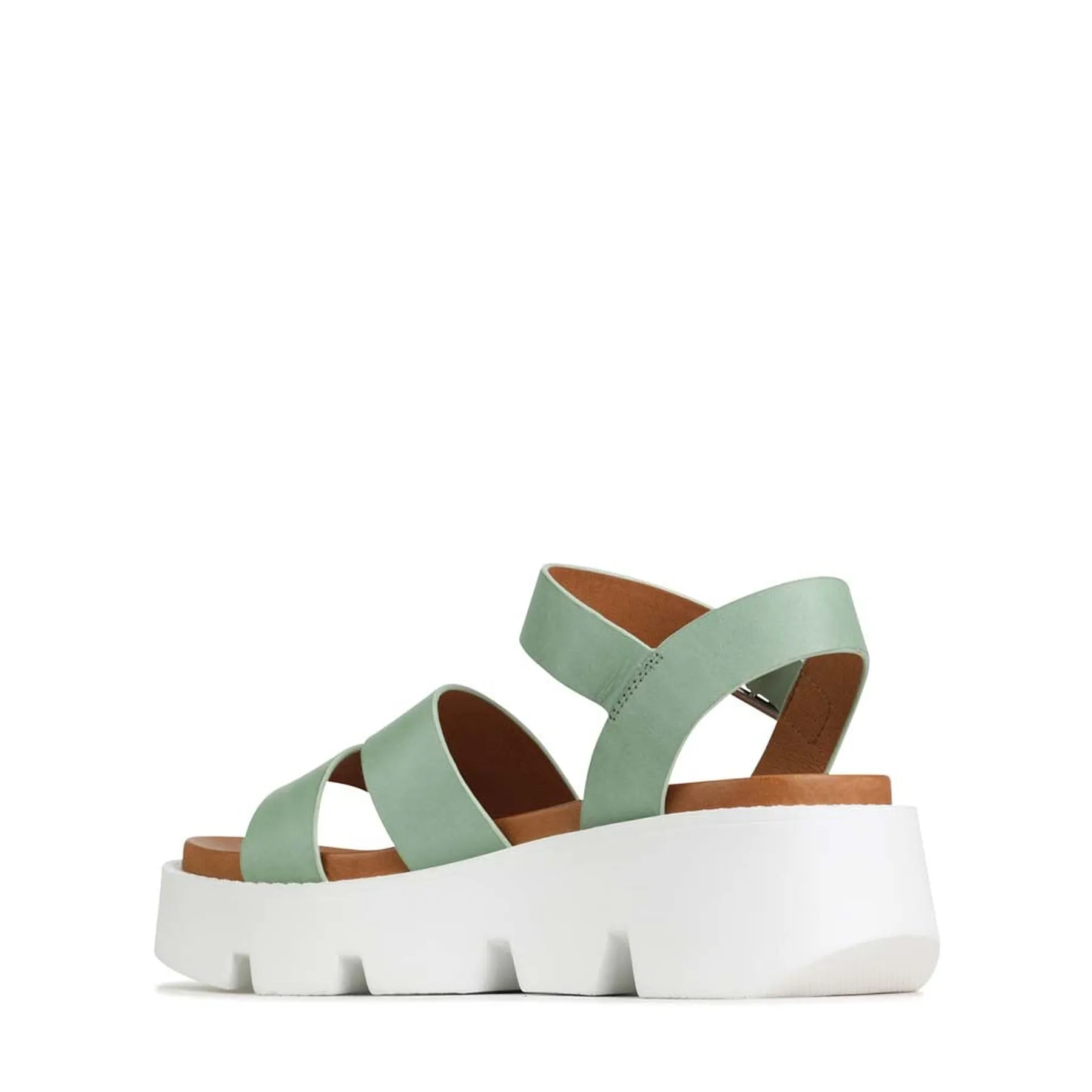 KAILA LEATHER WEDGE SANDALS