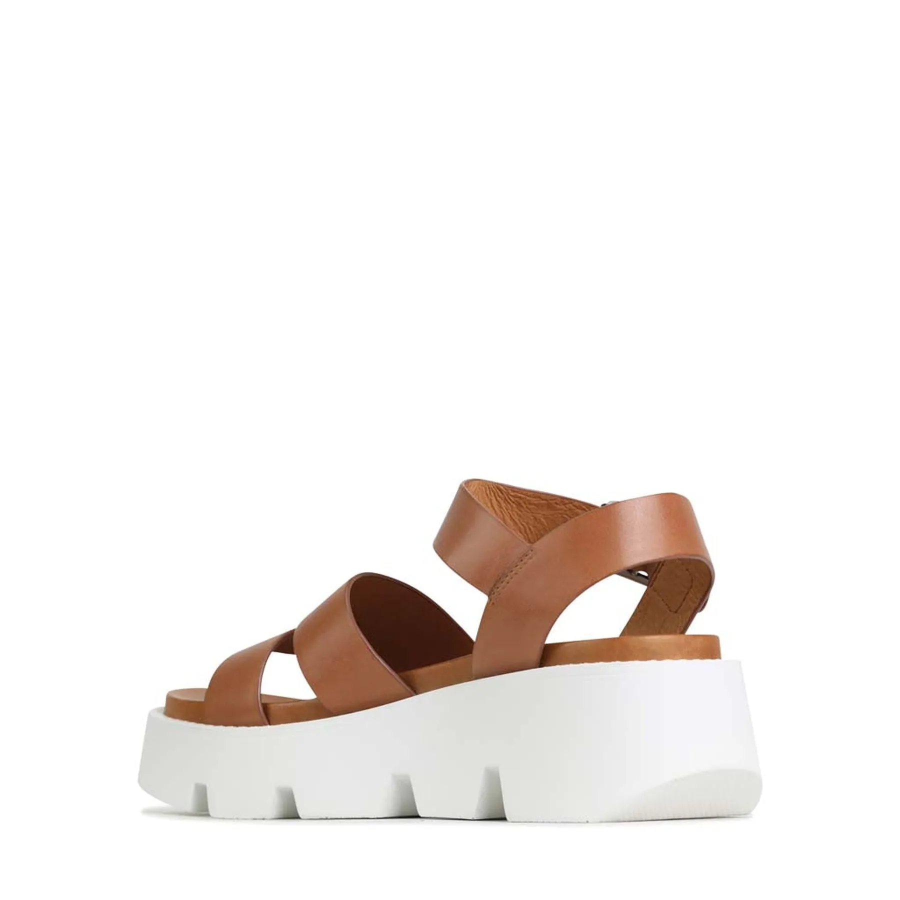 KAILA LEATHER WEDGE SANDALS