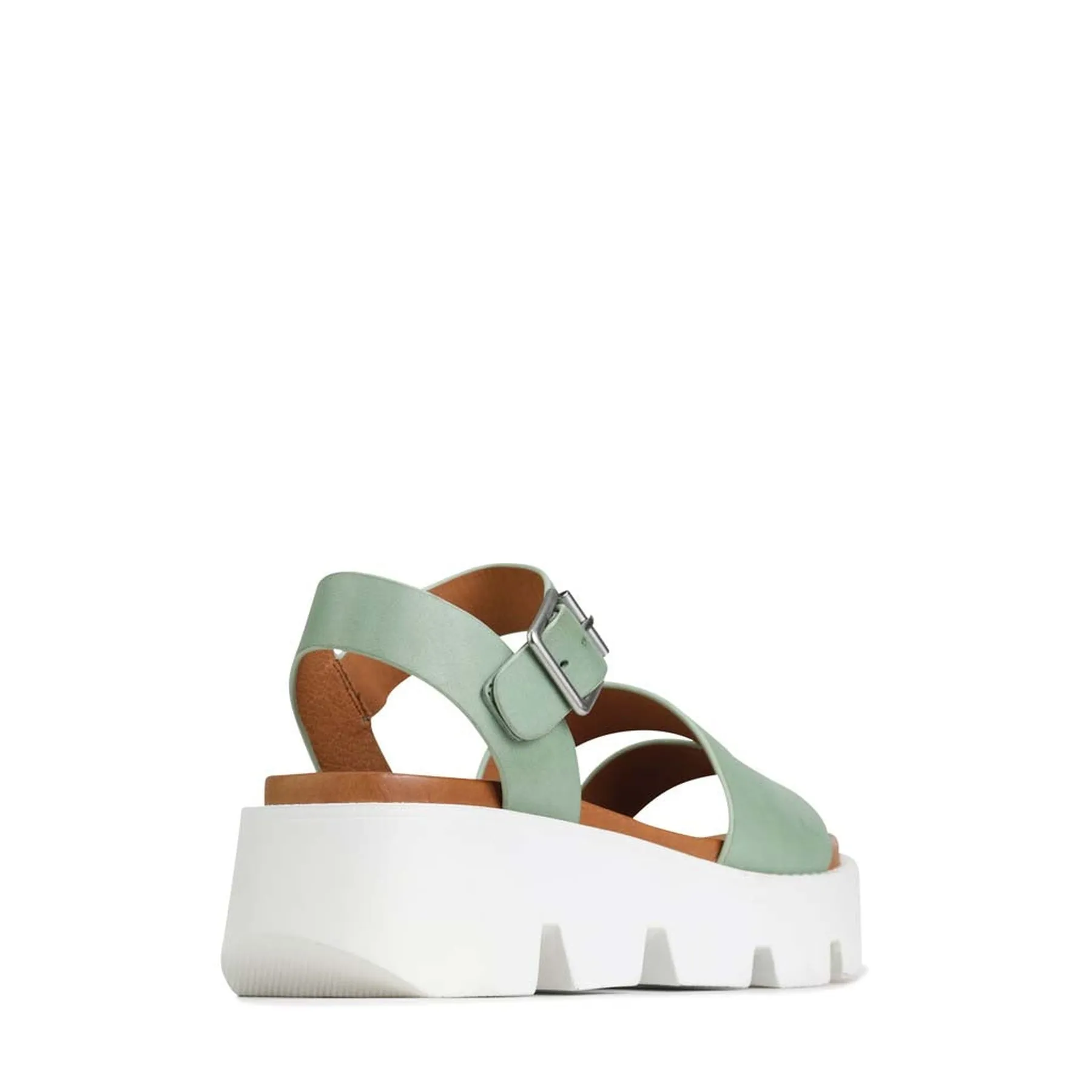 KAILA LEATHER WEDGE SANDALS