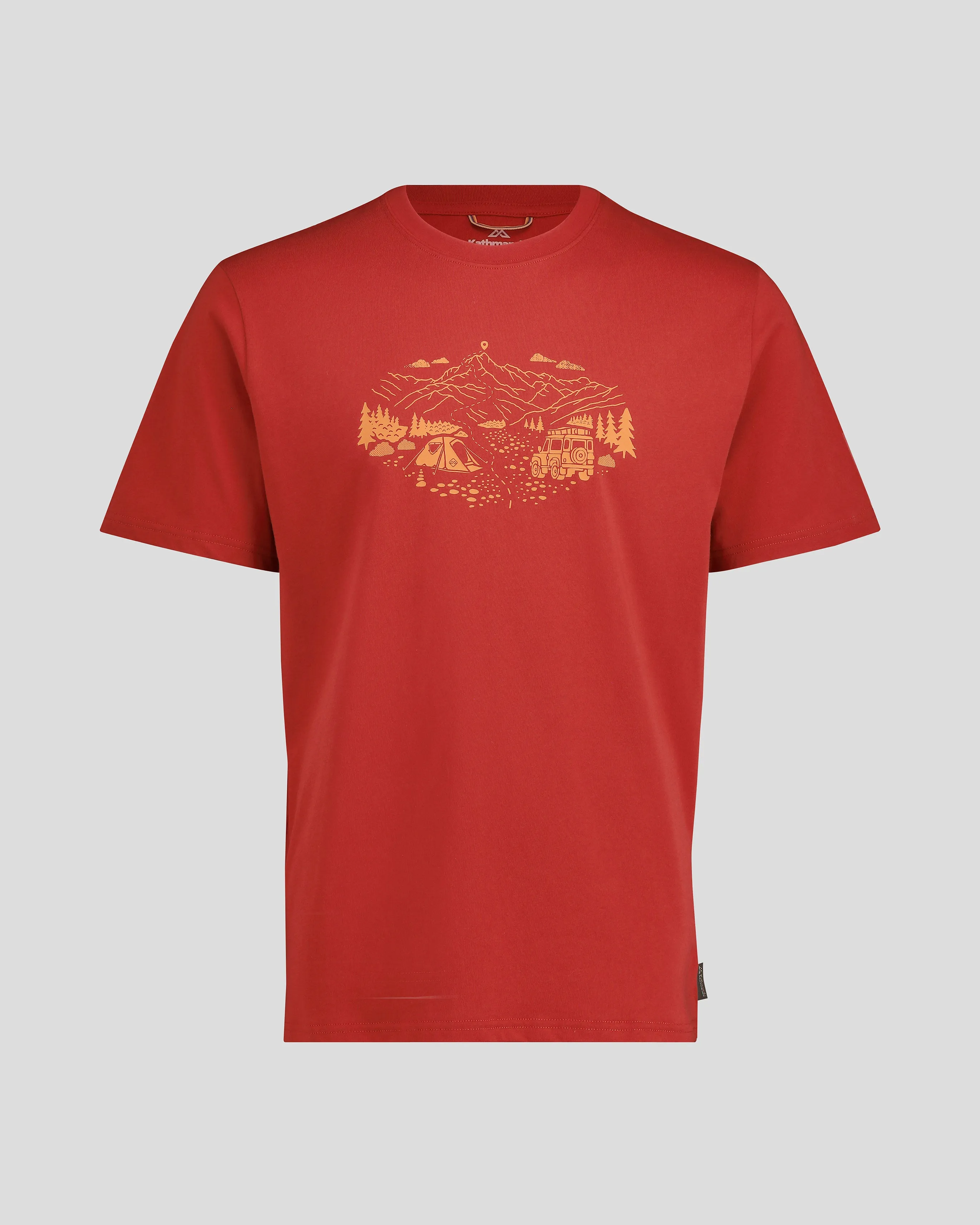 Men's Ridgeline Organic Cotton T-shirt - Spicy Chilli Pepper