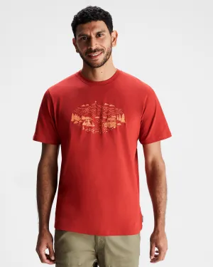 Men's Ridgeline Organic Cotton T-shirt - Spicy Chilli Pepper