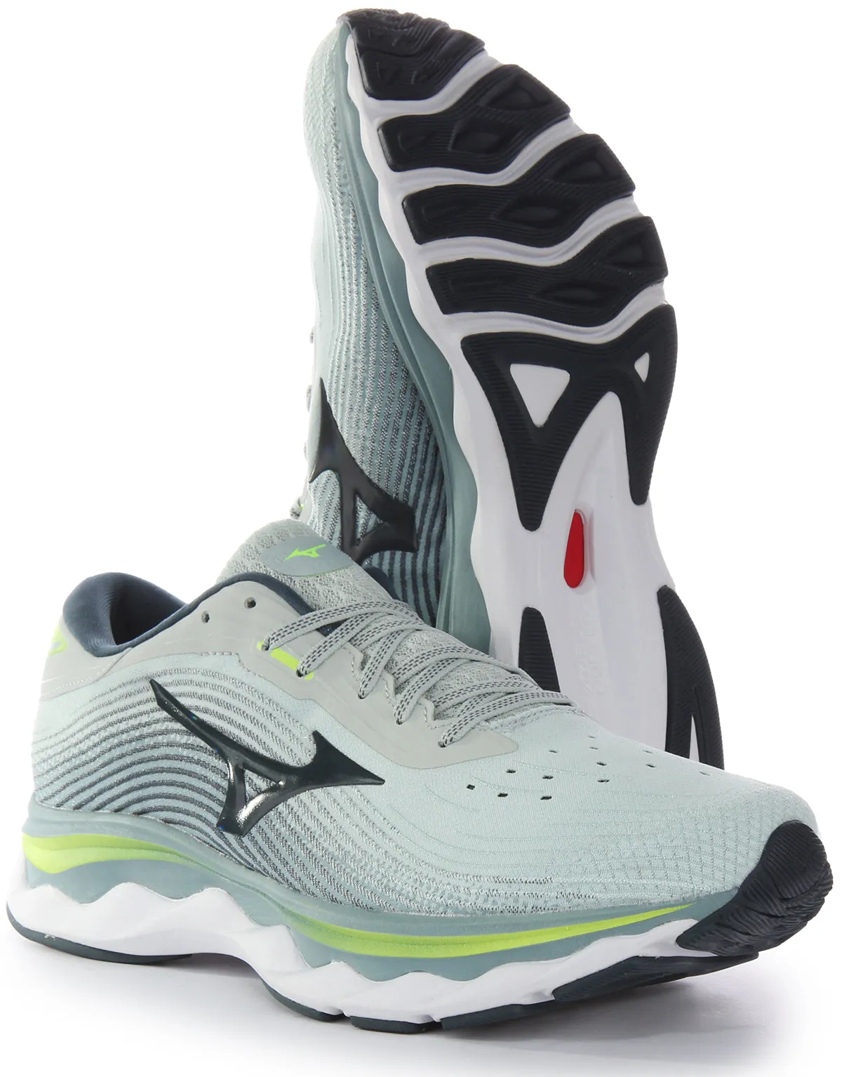 Mizuno Wave Sky 5 In Greylime For Men