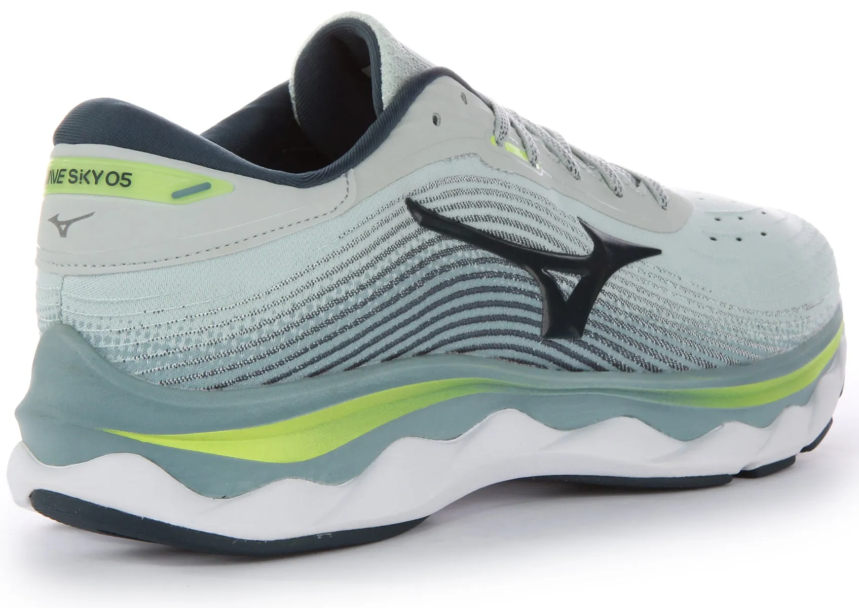 Mizuno Wave Sky 5 In Greylime For Men
