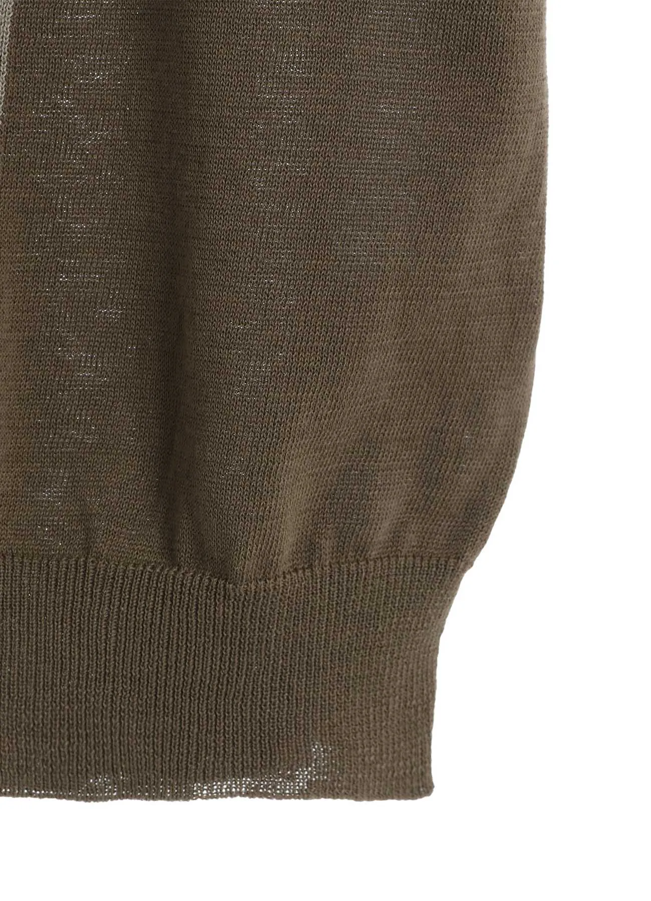 MULTI COLOR INTARSIA ROUND NECK HALF SLEEVE PULLOVER
