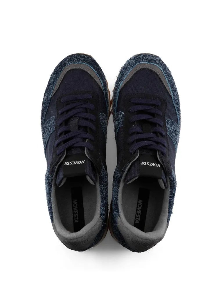 Novesta Marathon Hairy Trainers in Black
