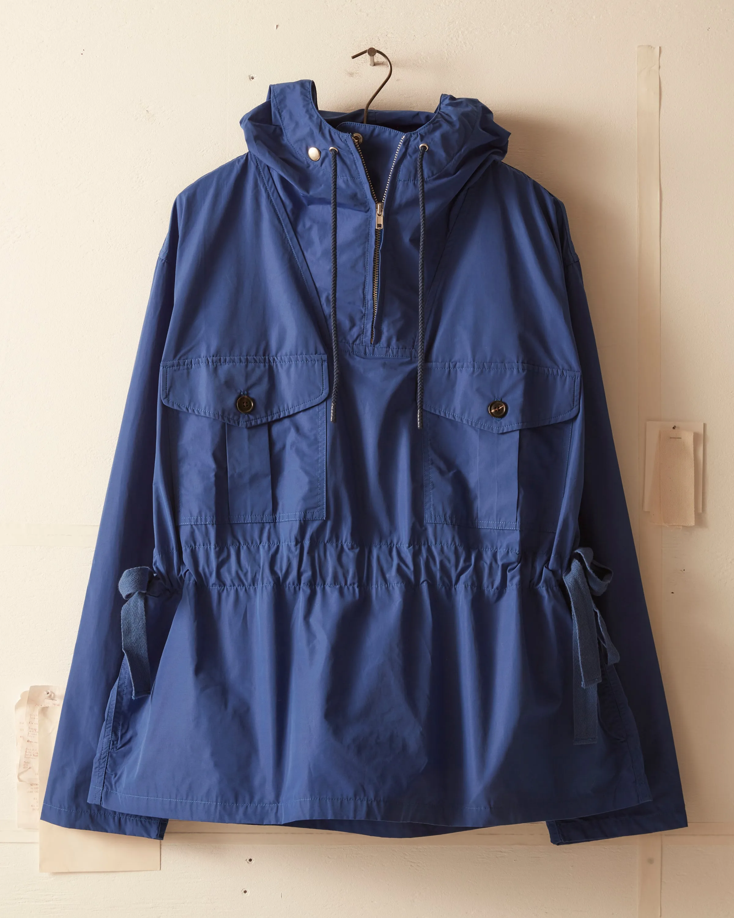 Nylon Tie Anorak - Blue