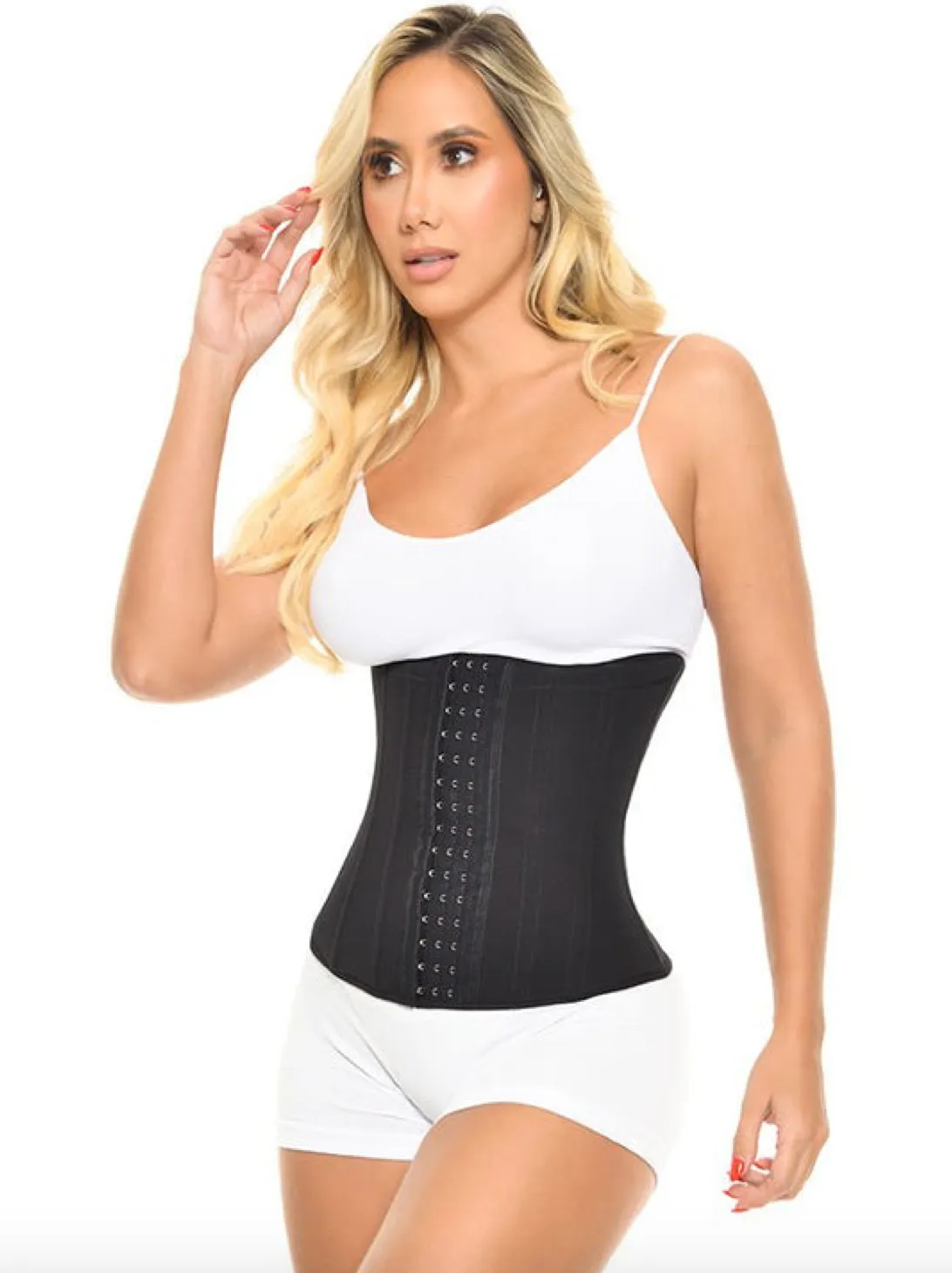 ON SALE Neoprene Waist Trainer W/3 Hook closure to reduce sizes AnnMichell Ref 7505