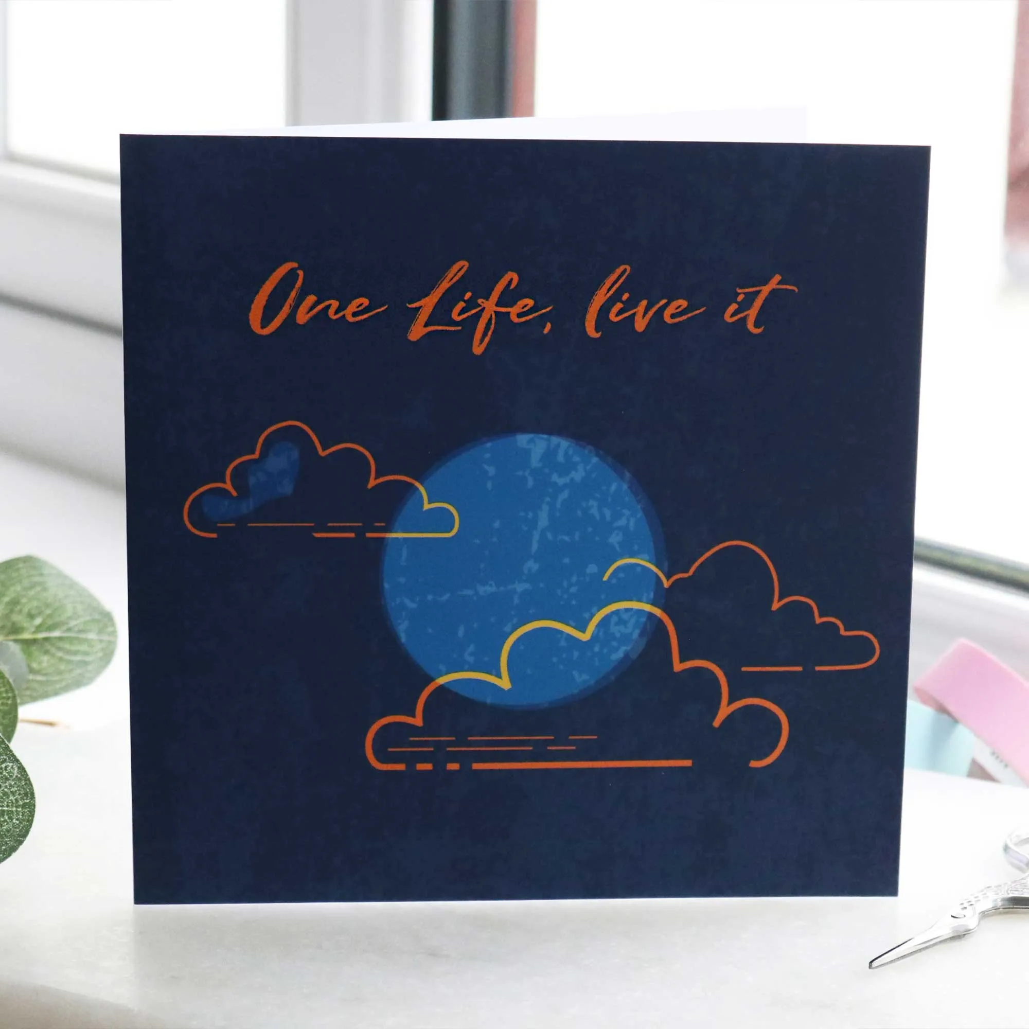 One Life, Live It! Leather or Vegan Cord Necklace