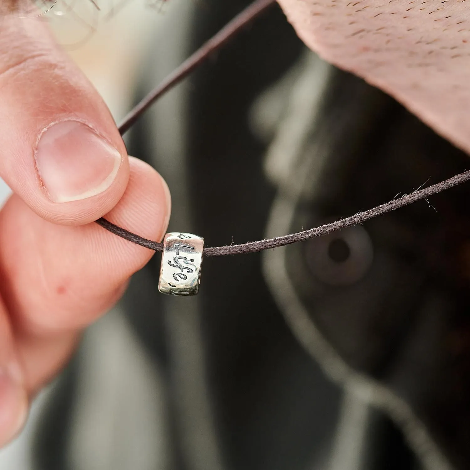 One Life, Live It! Leather or Vegan Cord Necklace
