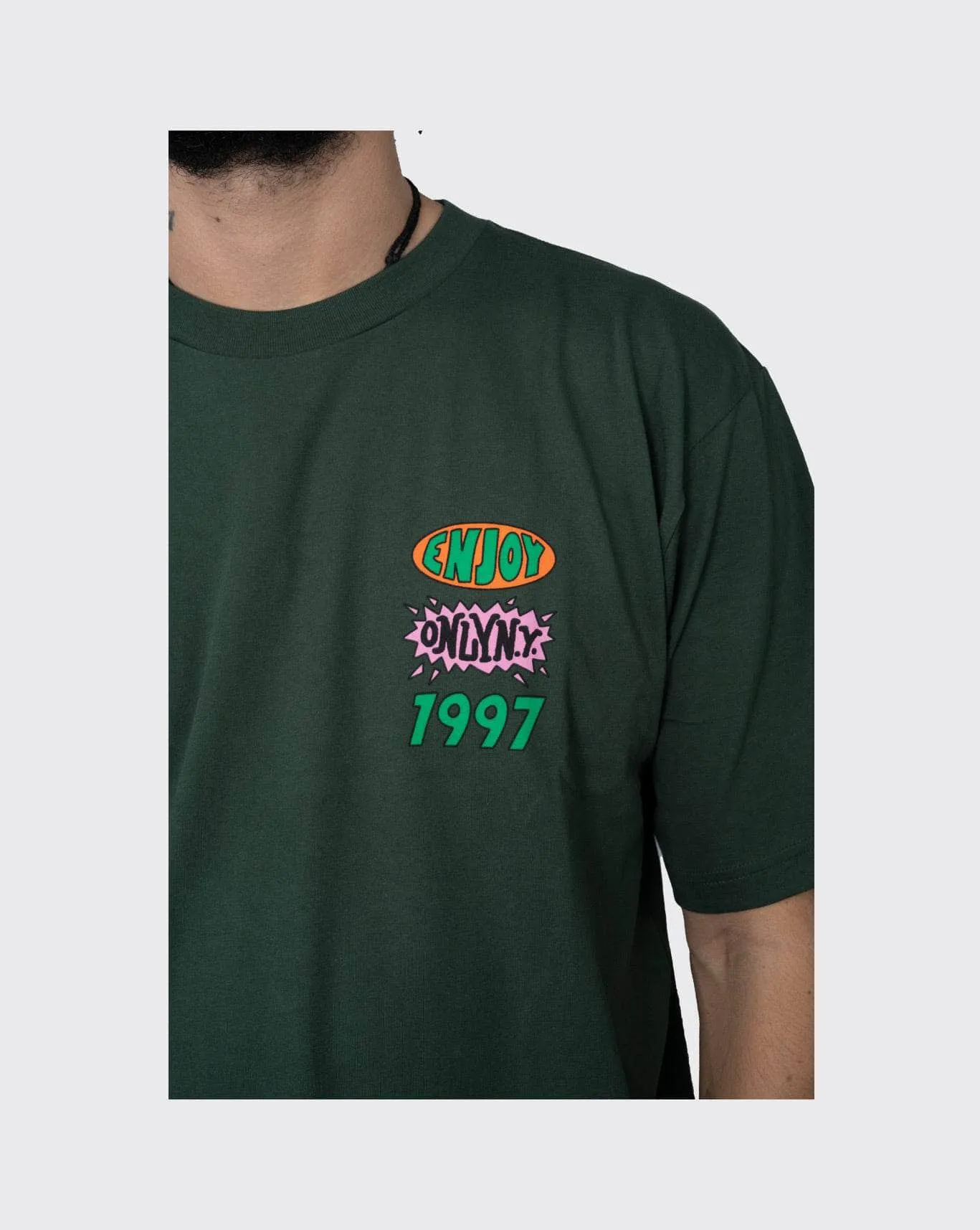 Only NY Surge Tee ONYSTDRKGRN