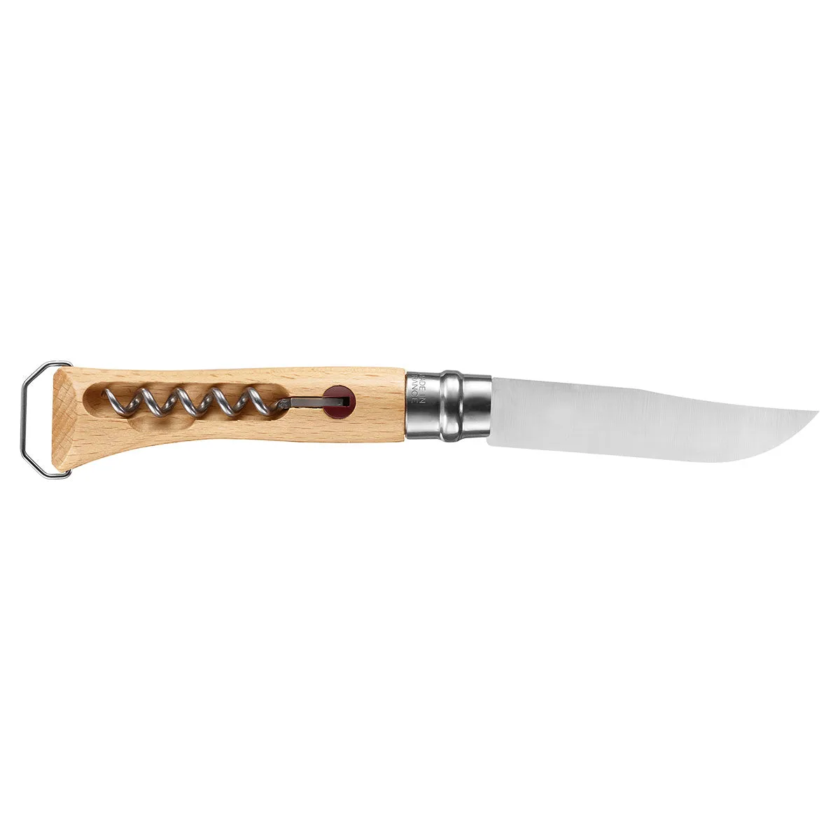 Opinel No.10 Stainless Knife   Corkscrew
