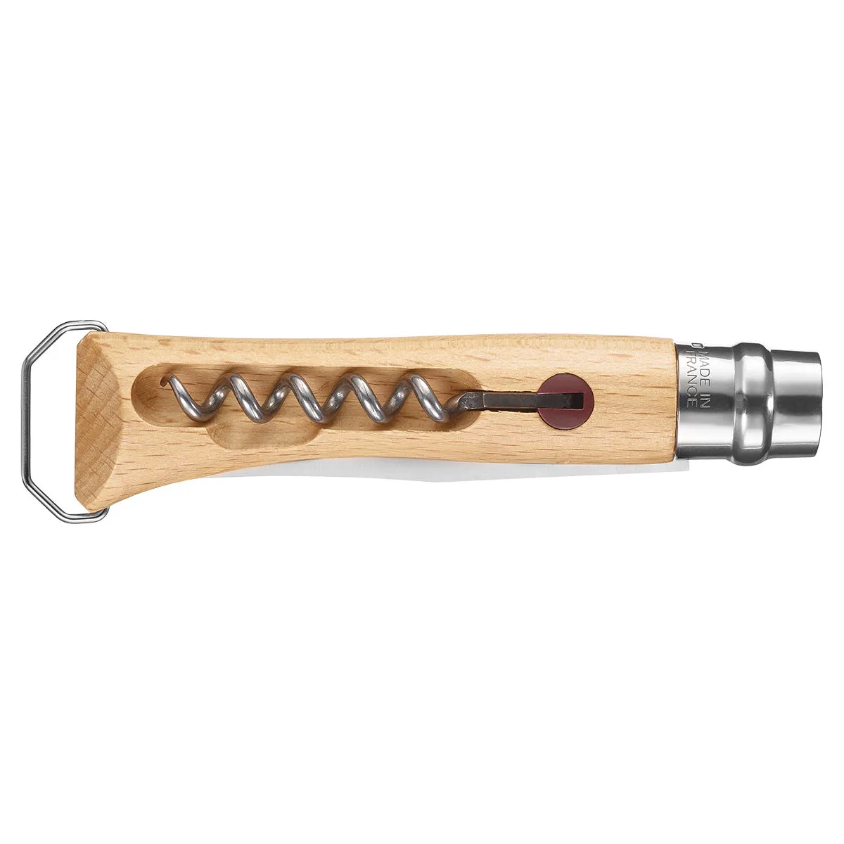 Opinel No.10 Stainless Knife   Corkscrew