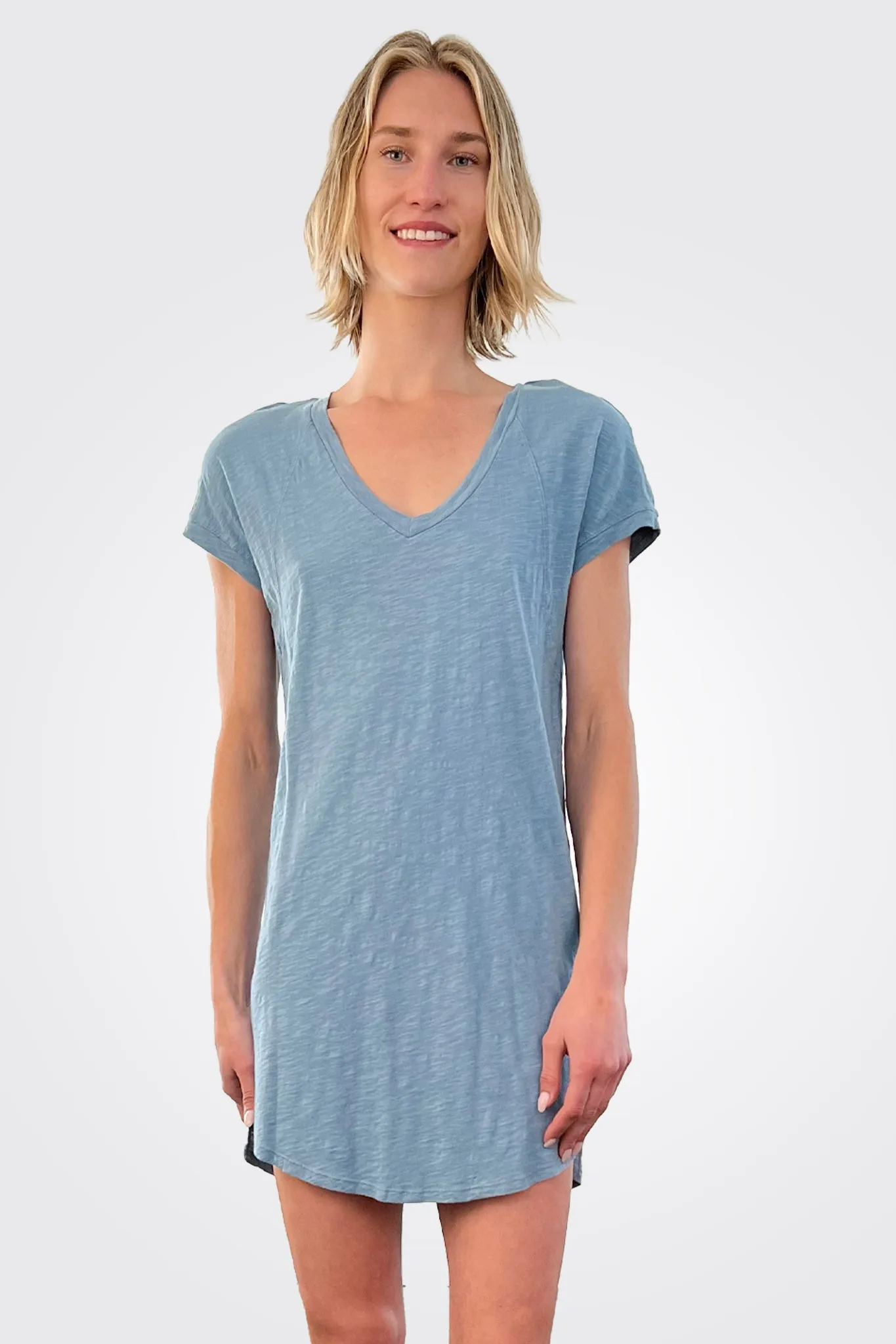 Raglan T Shirt Dress - River