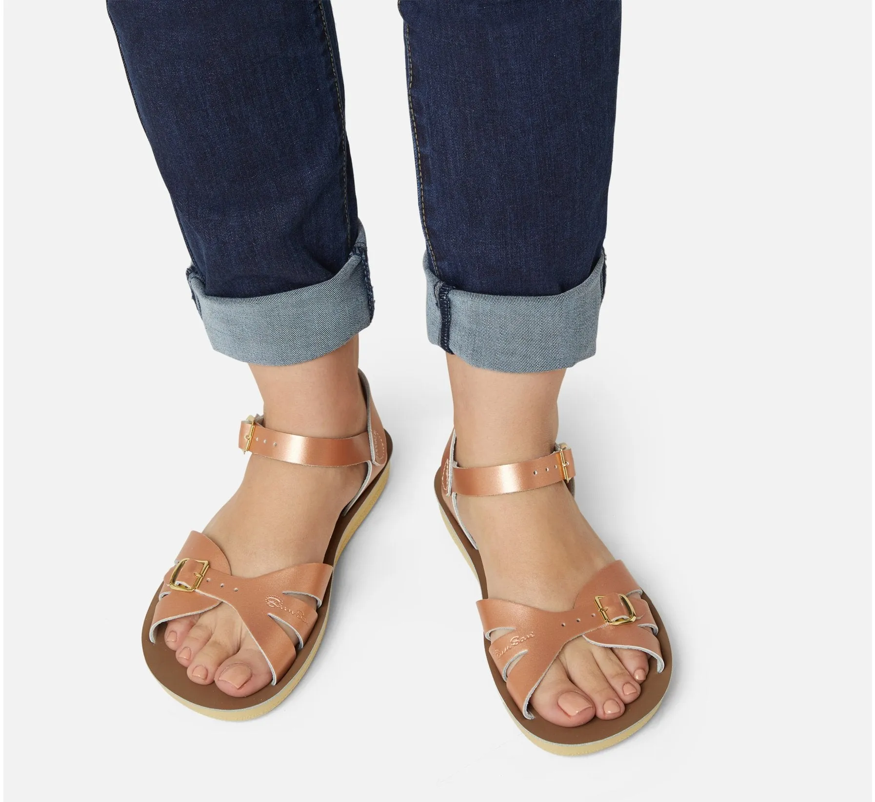 Salt Water Sandals Boardwalk - Rose Gold