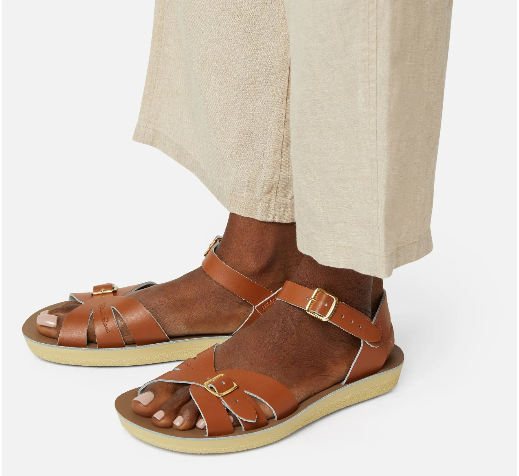 Salt Water Sandals Boardwalk - Tan