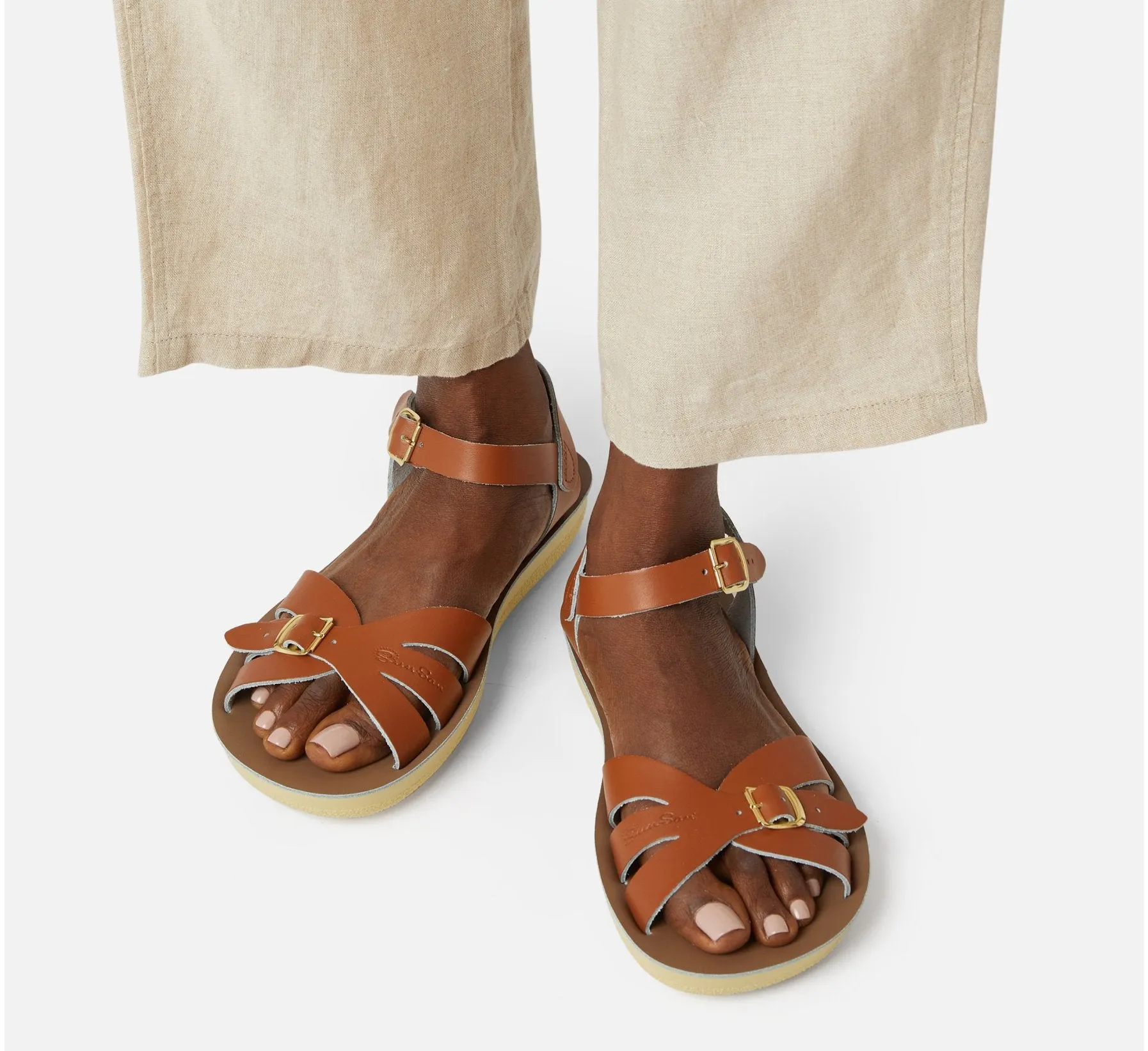 Salt Water Sandals Boardwalk - Tan