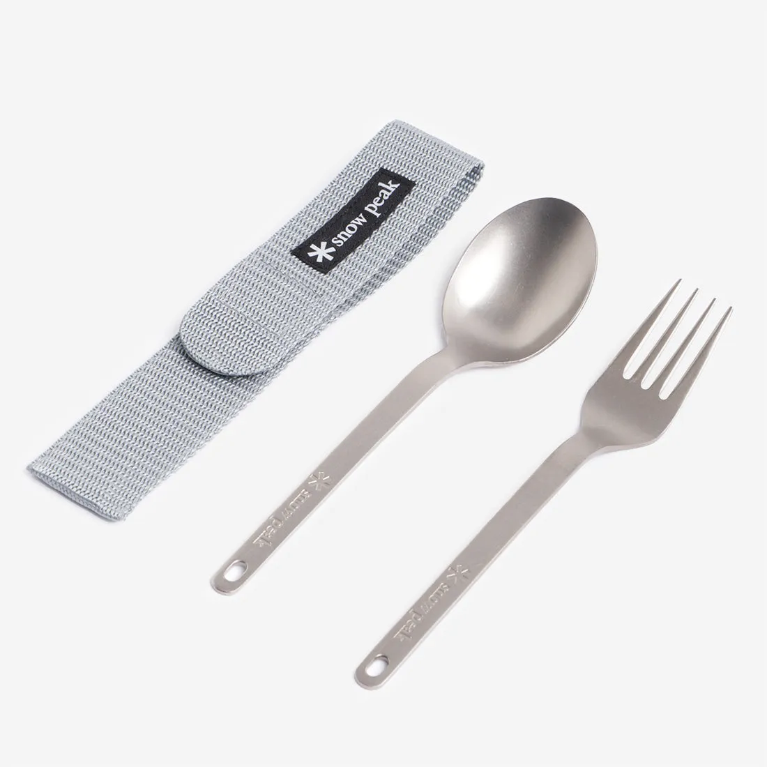 Snow Peak Titanium Fork & Spoon Set
