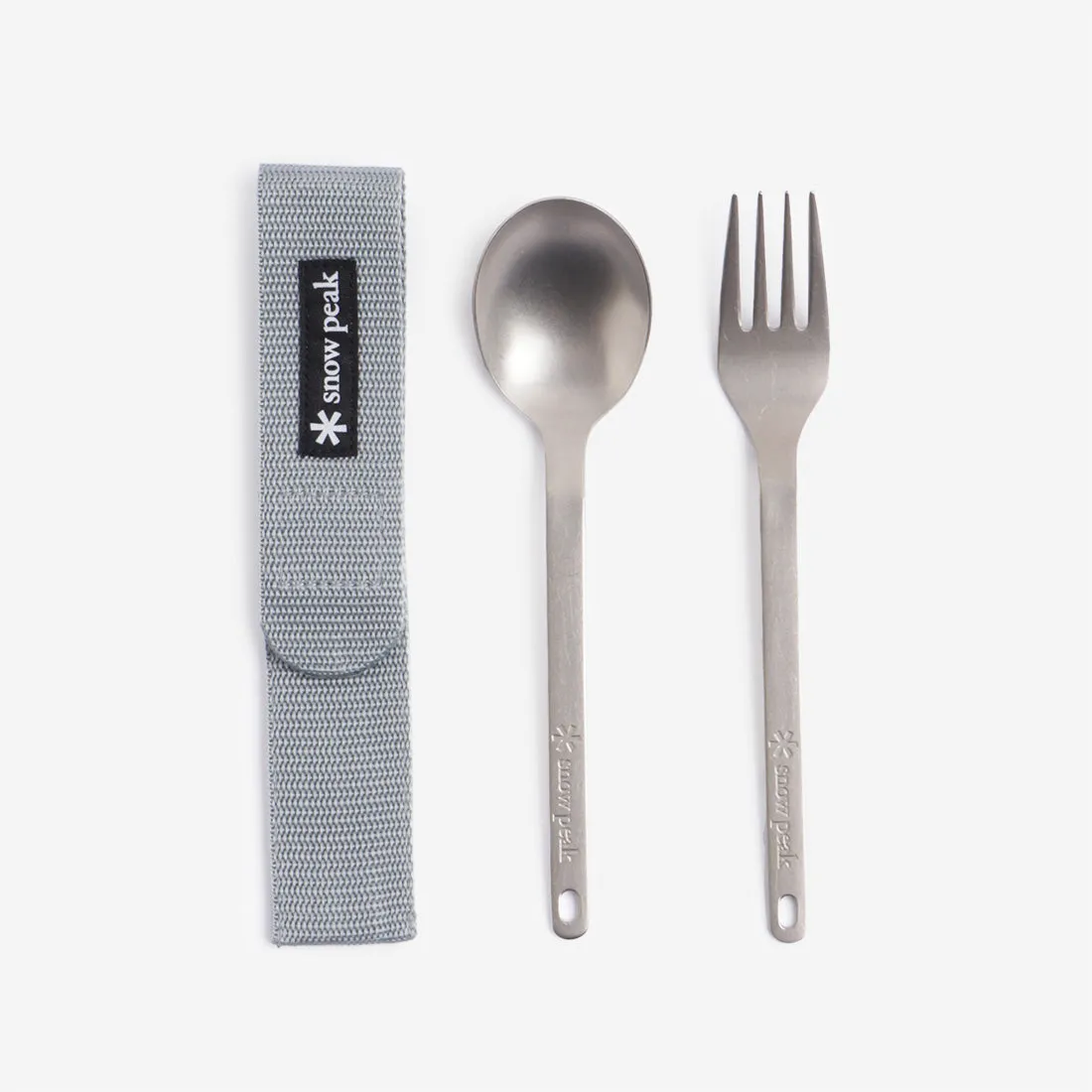 Snow Peak Titanium Fork & Spoon Set
