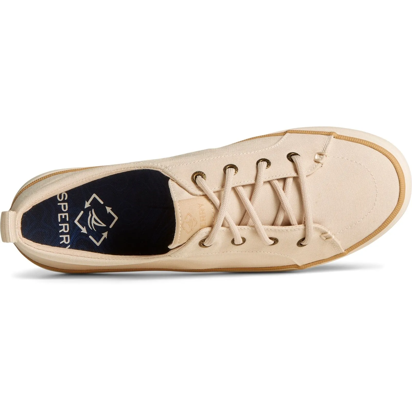 Women's SeaCycled™ Crest Vibe Trainers Cream